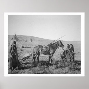 Gebürtiger AmerikanerCreeleute des Westerns Poster