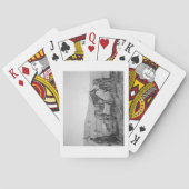 Gebürtiger AmerikanerCreeleute des Westerns Spielkarten (Rückseite)