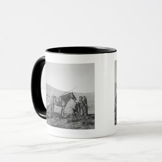 Gebürtiger AmerikanerCreeleute des Westerns Tasse (Vorderseite Links)