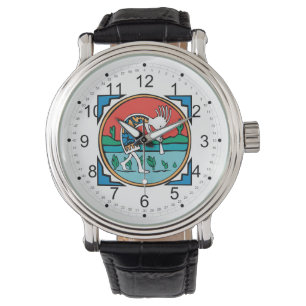 Gebürtiger amerikanischer Ureinwohner Kokopelli Armbanduhr