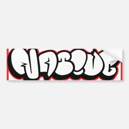 Gebürtiger Aufkleber Autoaufkleber (Vorne)