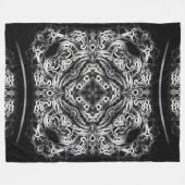 Gebürtiger Blitz-Drache-Stammes- Fleecedecke (Vorderseite (Horizontal))