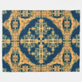 Gebürtiger Cheyenne-Büffel-heilige Fleecedecke (Vorderseite (Horizontal))