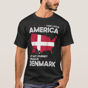 Gebürtiger Däne Dänemark Amerikaner USA Staatsbürg T-Shirt