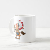 Gebürtiger indischer Amerikaner Kaffeetasse (Vorderseite Links)