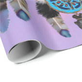 Gebürtiger indischer Wolf-Geist Geschenkpapier (Rolleneckpunkt)