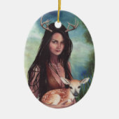 Gebürtiger Keramik Ornament (Vorne)