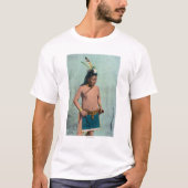 Gebürtiger Mann genannt Lone Elk T-Shirt (Vorderseite)