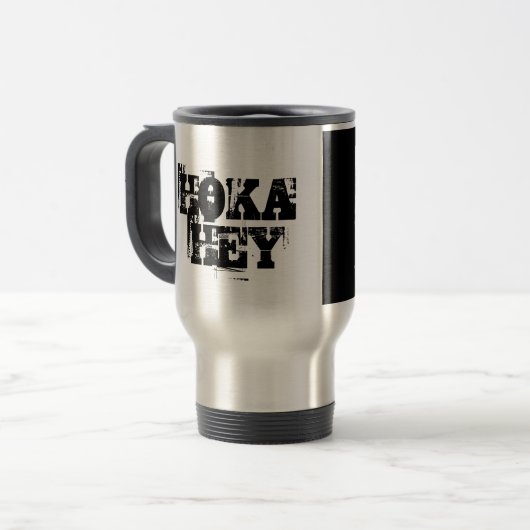 Gebürtiger Mann-stehender Bär Reisebecher (Vorderseite Links)