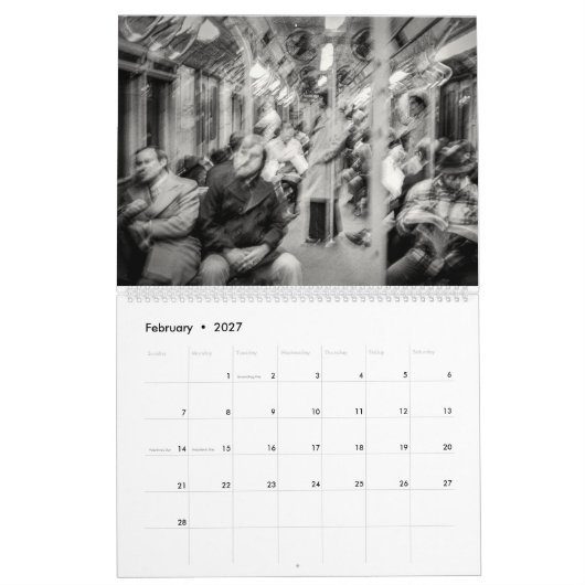 Gebürtiger New Yorker 2026 Kalender (Feb 2027)