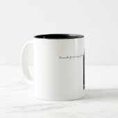 "Gebürtiger New Yorker" Kaffeetasse (Vorderseite Links)