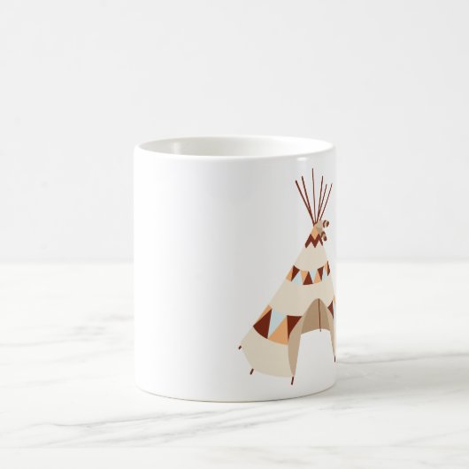 Gebürtiger Teepee Kaffeetasse (Mittel)