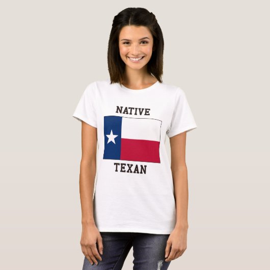 Gebürtiger Texan T-Shirt (Vorne ganz)