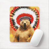 Gebürtiger Ureinwohner-Bär Mousepad (Mit Mouse)