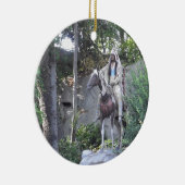 Gebürtiger Ureinwohner-Leiter mit Pferd Keramikornament (Rechts)