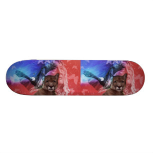 Gebürtiger Ureinwohner-Leiter Skateboard