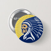 Gebürtiger Ureinwohnerleiter Button (Vorne & Hinten)