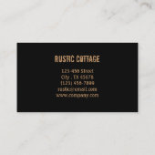 Gebürtiger Ureinwohnerwolf des Westerntraumfängers Visitenkarte (Rückseite)