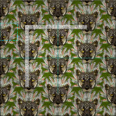 gebürtiges Berglöwegrün Stoff (Kachel)