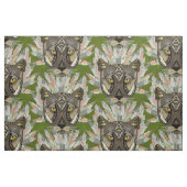 gebürtiges Berglöwegrün Stoff (Fat Quarter (45,7 x 55,9 cm))