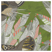 gebürtiges Berglöwegrün Stoff (Nahaufnahme)