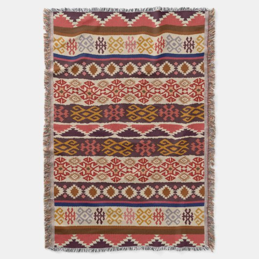 gebürtiges, ethnisches Muster Decke (Vorderseite Vertikal)