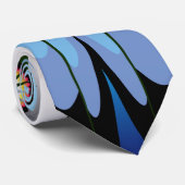 Gebürtiges Feuer und Wasser Krawatte (Gerollt)