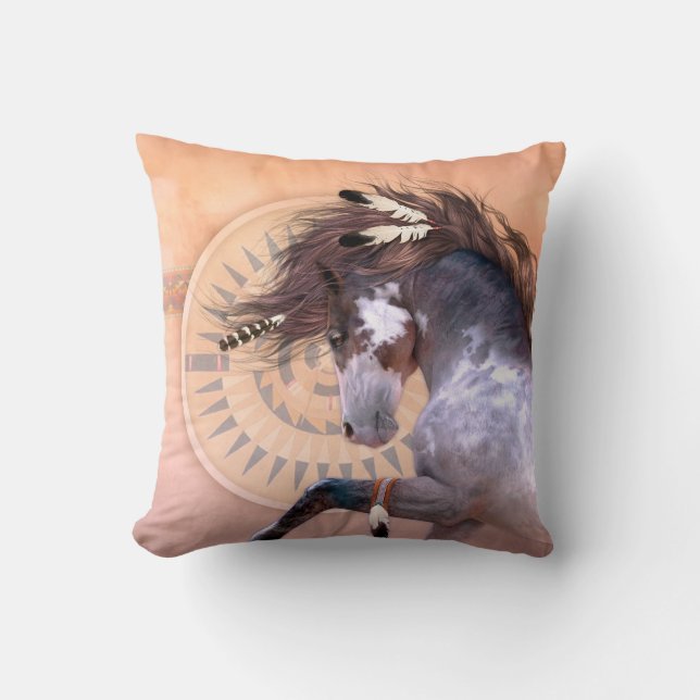 Gebürtiges Geist-Designer-Kissen Kissen (Vorderseite)