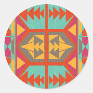 Gebürtiges Neostammes- Runder Aufkleber