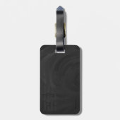 Gebürtiges New- Yorkermuster Gepäckanhänger (Rückseite vertikal)