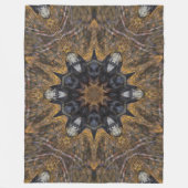 Gebürtiges Shaman-Geist-Totem-Tierschild-Plüsch Fleecedecke (Vorderseite)