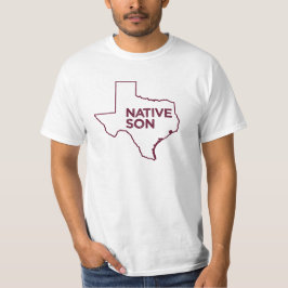 Gebürtiges Sohn-Texas-T-Shirt T-Shirt