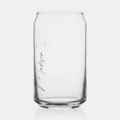 Geburtmonat Blume Mai Hawthorn Bridesmaid Geschenk Dosenglas (Links)