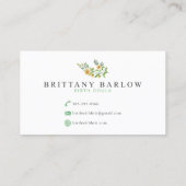 Geburts-Dienstleistungen Bretagne Lyn Visitenkarte (Rückseite)