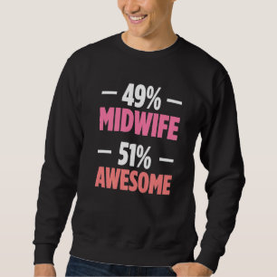 Geburts-Doula Stolze Geburtshelferin Schwangerscha Sweatshirt