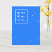 Geburts-Geber Karte (Gelbe Blume)