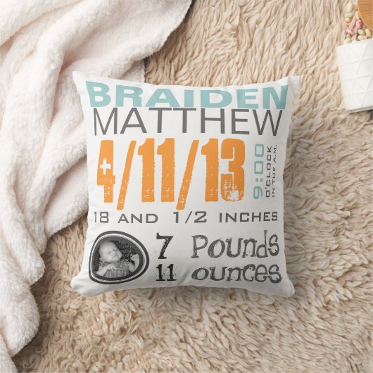 Geburts-Kissen Kissen (Decke)