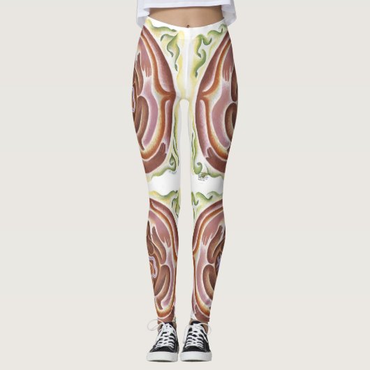 Geburts-Kunst-internationale Logo-Leggings Leggings (Vorderseite)