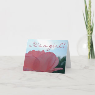 Geburts-Mitteilung -- Mädchen Ankündigung