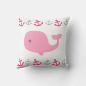 Geburts-Notfall-Seewal-Kinderzimmerthrow-Kissen Kissen (Rückseite)