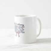 Geburts- und Entbindungspflege Krankenschwester Fl Kaffeetasse (VorderseiteRechts)