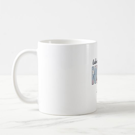 Geburts- und Entbindungspflege Krankenschwester Fl Kaffeetasse (Links)