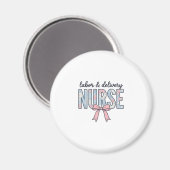 Geburts- und Entbindungspflege Krankenschwester Fl Magnet (Vorderseite/Rückseite)