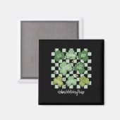 Geburts- und Entbindungspflege Schwester Shamrocks Magnet (Vorderseite/Rückseite)