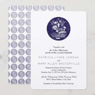 Geburts-Vintage-Medaille Einladung