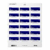 Geburtsadressen-Etikett Adressaufkleber (Vorne)