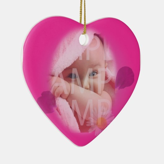 Geburtsakte des Kindes Keramikornament (Rechts)