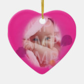 Geburtsakte des Kindes Keramikornament (Vorne)