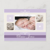 GEBURTSANKÜNDIGUNG: blüh1 - Girl Ankündigungspostkarte (Vorderseite)