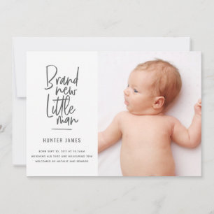 Geburtsankündigung eines handgezogenen Babys Ankündigung